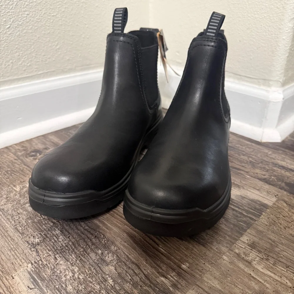 Ariat Turbo Chelsea H2O Mens Black Waterproof Work Boots Soft Toe 11D 10060896